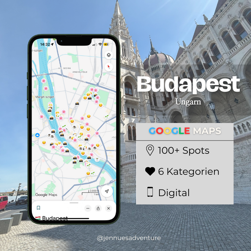 Google Maps Budapest (Ungarn)