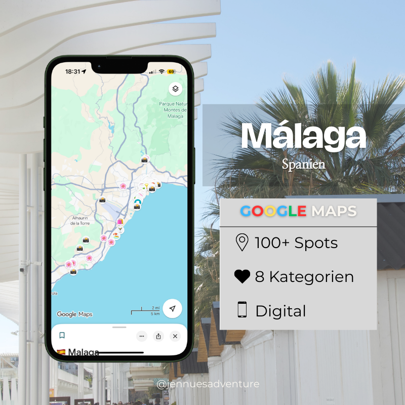 Google Maps Malaga (Spanien)