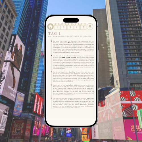 New York City (USA) - Reiseplan 5 Tage